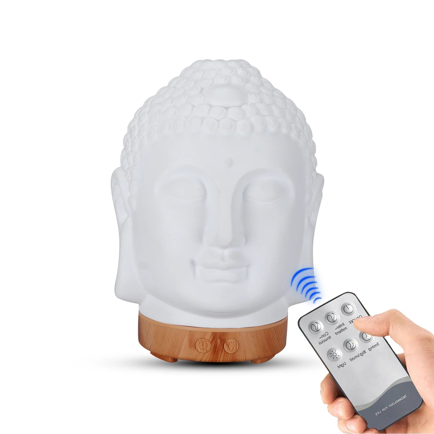 100ml Essential Oil Diffuser Buddha head Humidifier With Night Lamp Aromatherapy Mist Foger Maker Essential Oil Diffuse