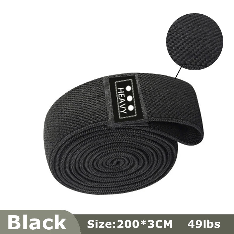 1Pcs Long Resistance Stretch Bands Exercise Fitness Loop Band Set for Leg Thigh Hip Squat Booty Full Body At Gym Home