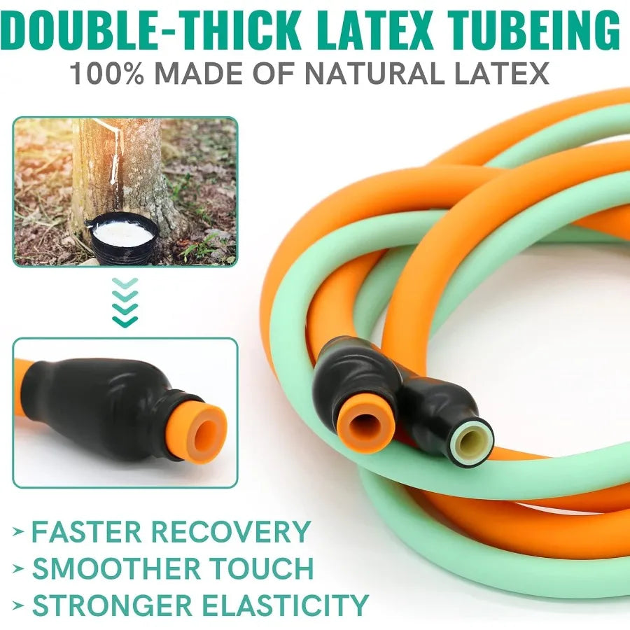 Resistance Bands Exercise Bands with Handles Stretch Bands for Exercise Workout Bands with Door Anchors 10-150LB Set