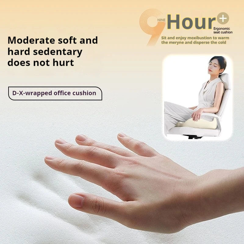 Office Memory Foam Seat Cushion Buttock Pad for Long Time Sitting Posture Correction Prolapsed Hemicircumference Relief