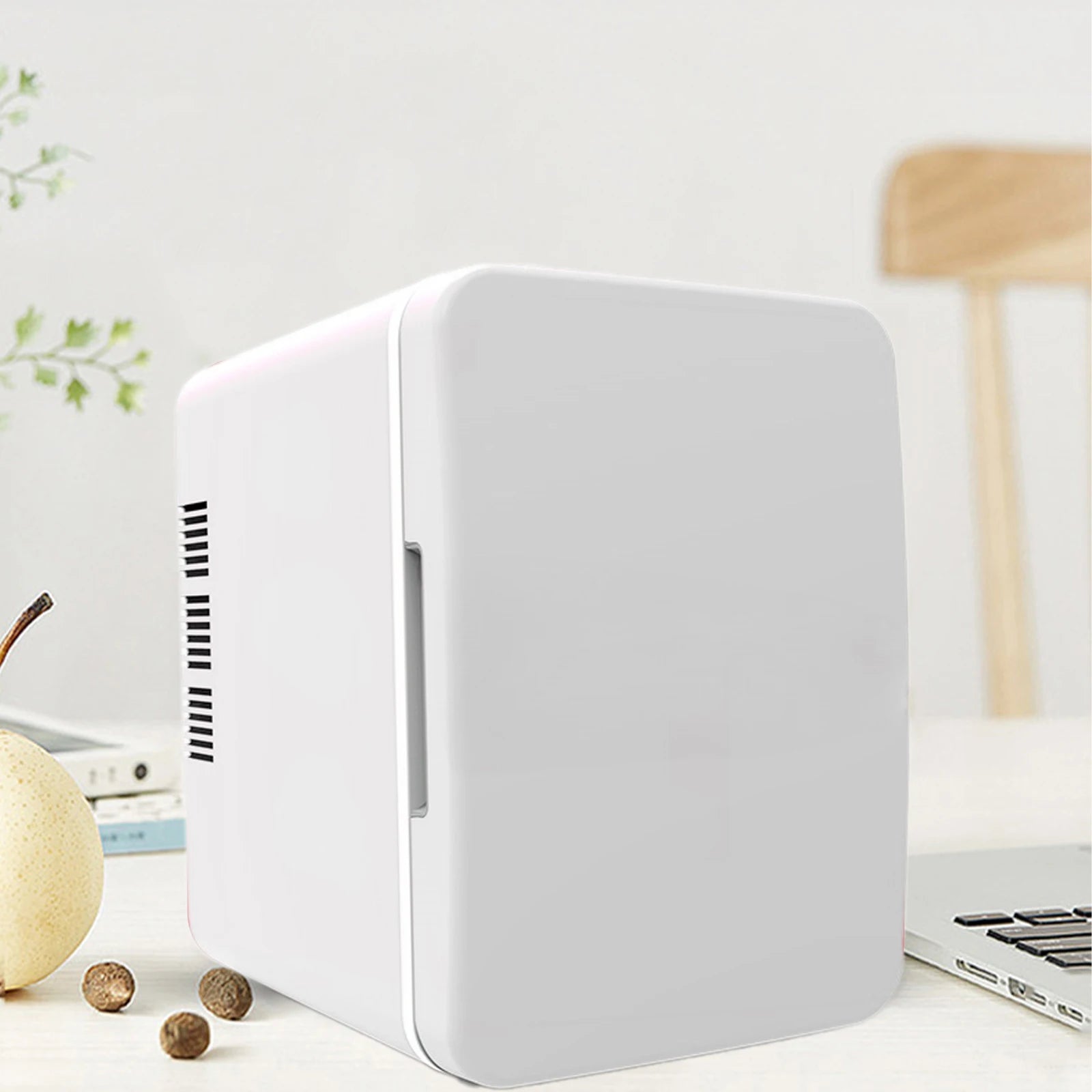 4L Mini Fridge Multi Use Cosmetics Fridge Desktop Small Portable Cooling Case for Outdoor Camping Picnic