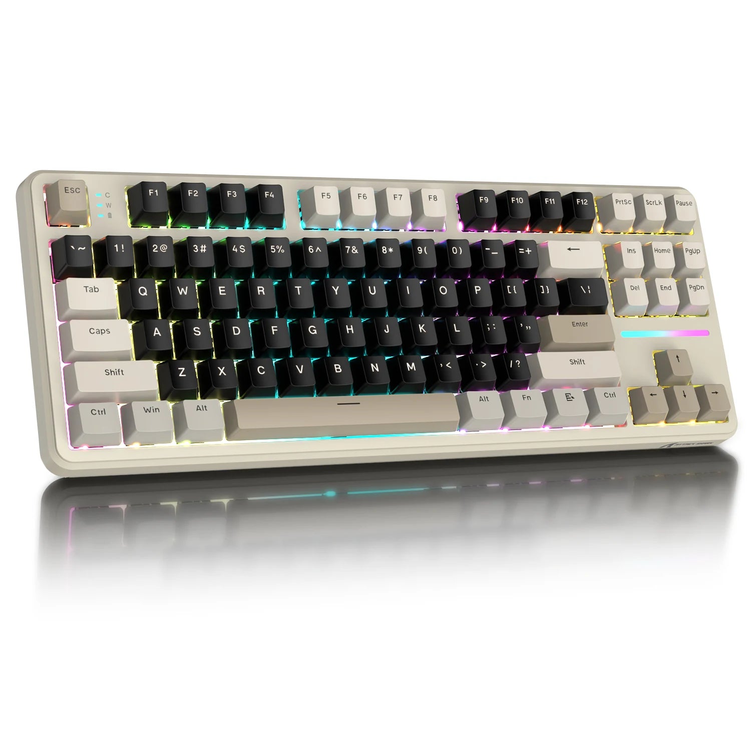 ATTACK SHARK X87 Wireless Mechanical Gaming Keyboard Tri-Mode BT5.0/2.4GHz/USB-C Gasket Hot Swappable Custom Keyboard