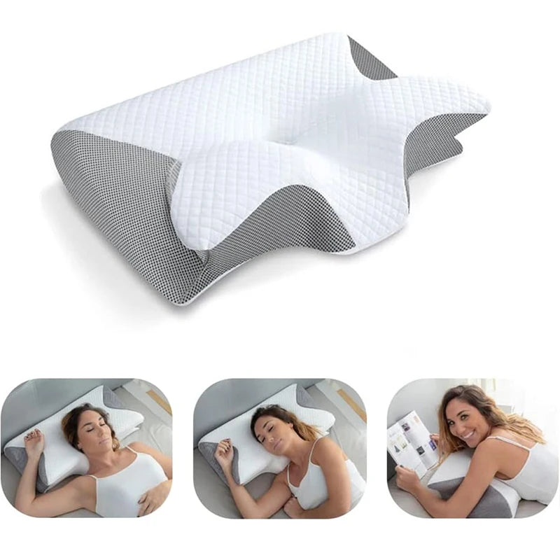 1pc-memory-foam-cervical-pillow-2-in-1-ergonomic-contour-orthopedic-pillow-for-neck-pain-contoured-support-pillows-neck-pillow