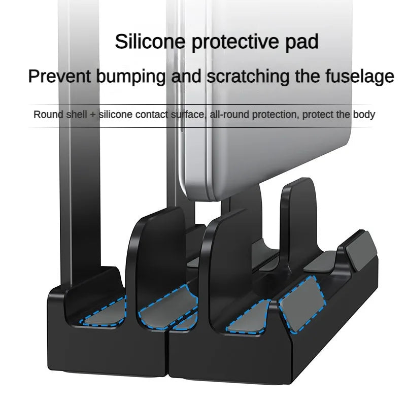 Tablet Mobile Phone Notebook Vertical Bracket Portable Storage Rack Desktop Heightening Heat Dissipation Base Holder