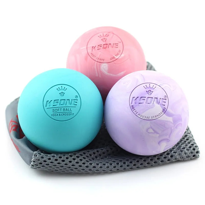 Solid Rubber Massage Balls Deep Tissue Massage Tools Fitness Balls for Yoga Lacrosse and Warm-ups Myofascial Release