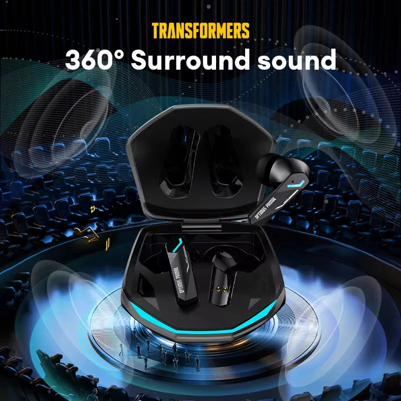 Ship From US Transformers Bluetooth Earphones Wireless Gaming Headset GM2 Pro Low Latency Earbuds HD Call with Mic 2025