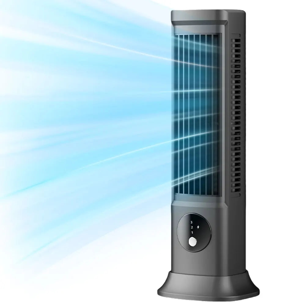 Tower Fan USB Rechargeable Portable Table Fan Quiet Cooling Personal Fan for Bedroom Home Office