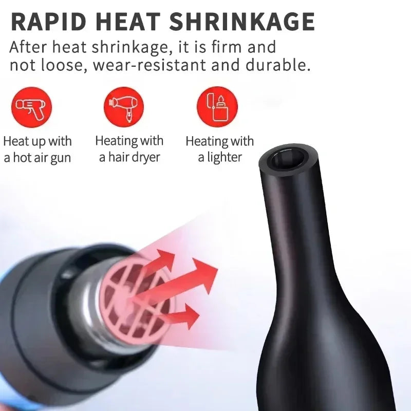 10/50/100Meter Heat Shrink Tube Dia 2.4-25.4mm 3:1 Polyolefin Thermal Cable Sleeve Insulated Black/Red