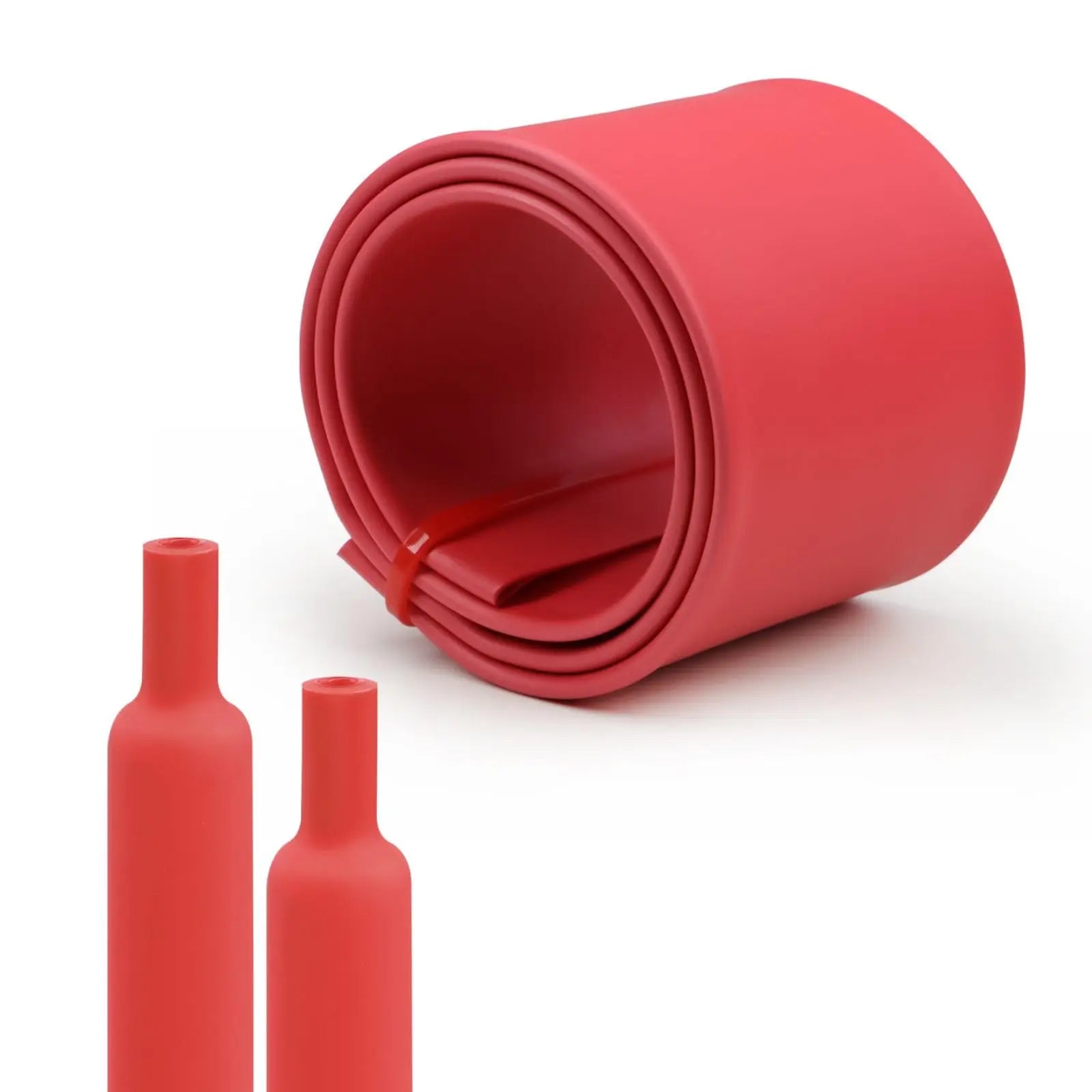 1M/2M/3M 4:1 heat shrink tubing diameter 4 6 8 12 16 20 24 32 40 52mm backing rubber sleeve double wall tube - red / 3m