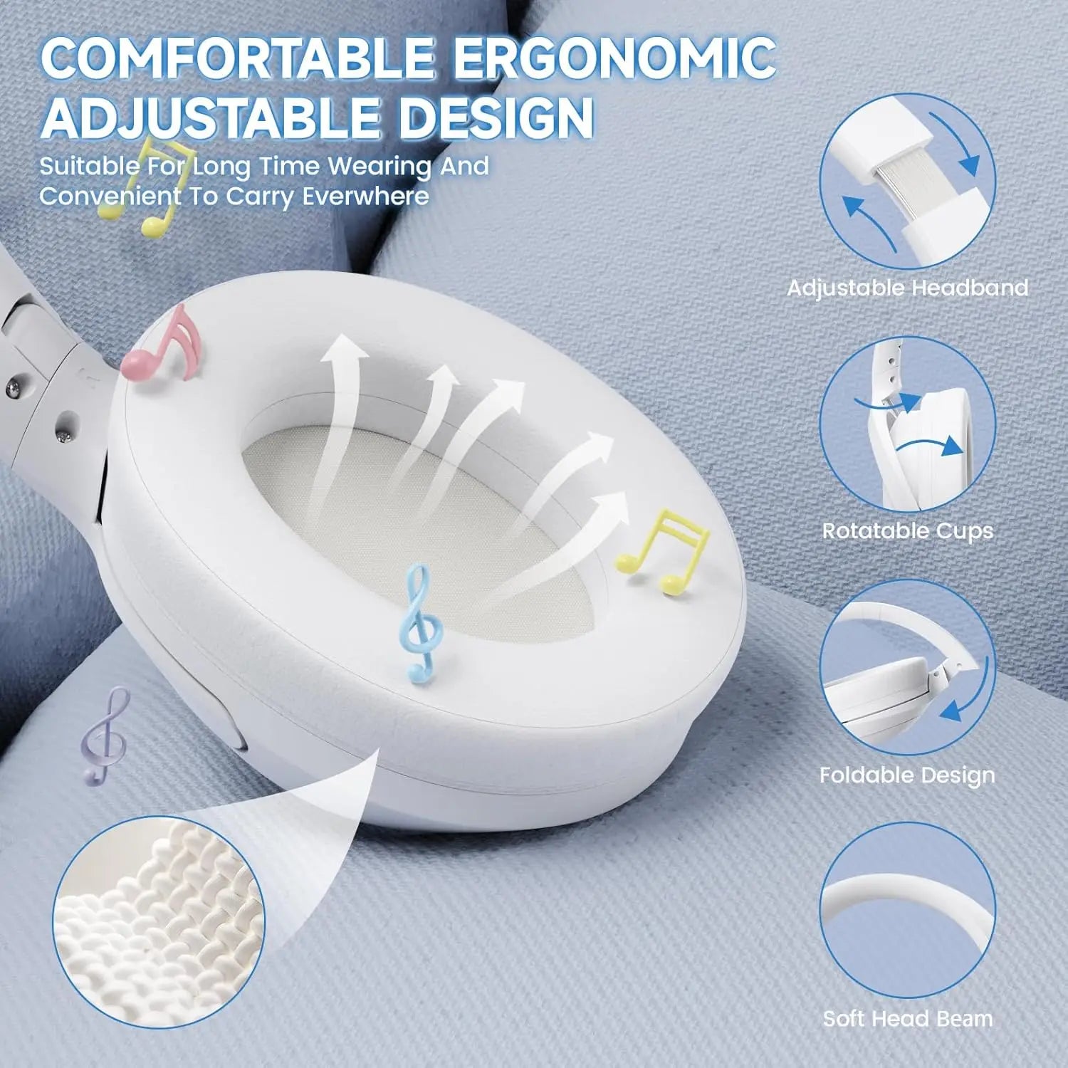 MAMBASNAKE x Attack Shark G300 Bluetooth Headphones Lightweight Gaming Headset