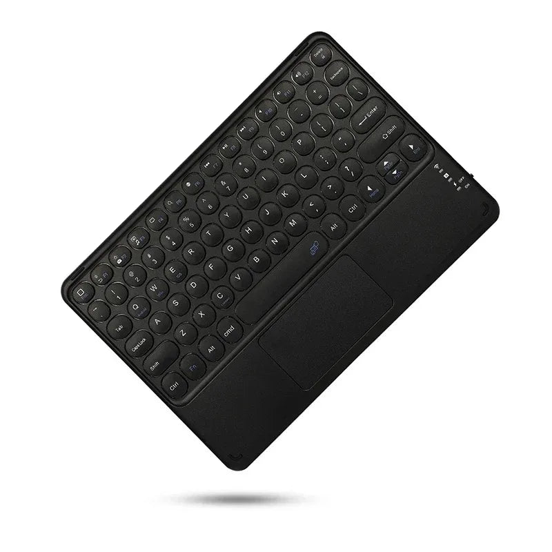 Spanish/English Bluetooth Keyboard 10 inch for iPad Air Pro Wireless Rechargeable Keyboard for Phone Tablet Laptop