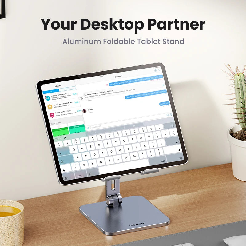 【New-in Sale】UGREEN Tablet Phone Stand For iPad Pro iPhone Xiaomi Tablet Support Aluminum iPad Stand Laptop Stand