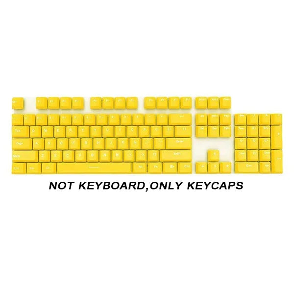 104pcs ABS Universal Mechanical Keyboard Keycaps Ergonomic Blank Keycaps For Cherry MX Keyboard Replacement OEM Backlit