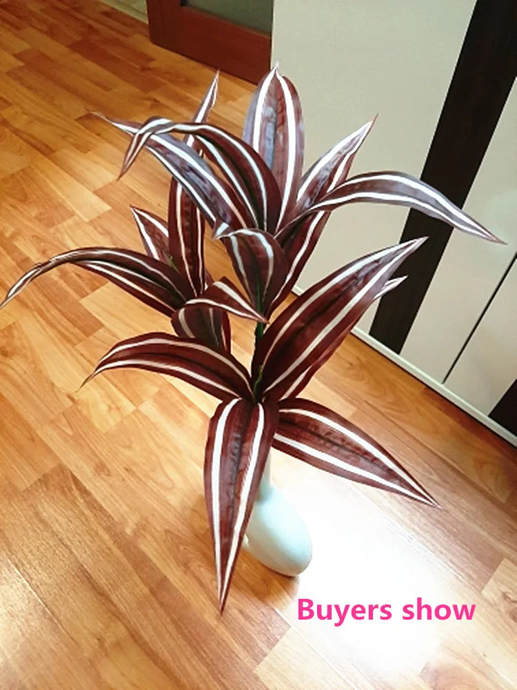30-38CM Artificial Desktop Plants Green Plastic Lily Bamboo Simulation Gladiolus Hotel Display Christmas Home Decor