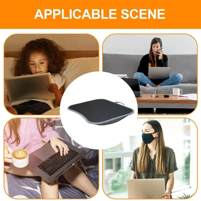 Laptop Stand Desk Pillow for Laptop with Cushion Lap Desk with Pillow Cushion Writing Padded Tray with Handle