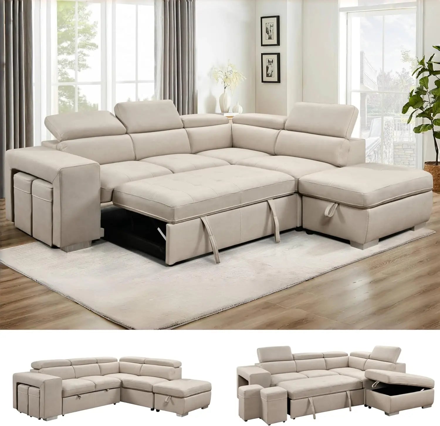 104-microfiber-l-shaped-sectional-sleeper-sofa-couch-with-pull-out-bed-and-storage-ottoman-convertible-couches-with