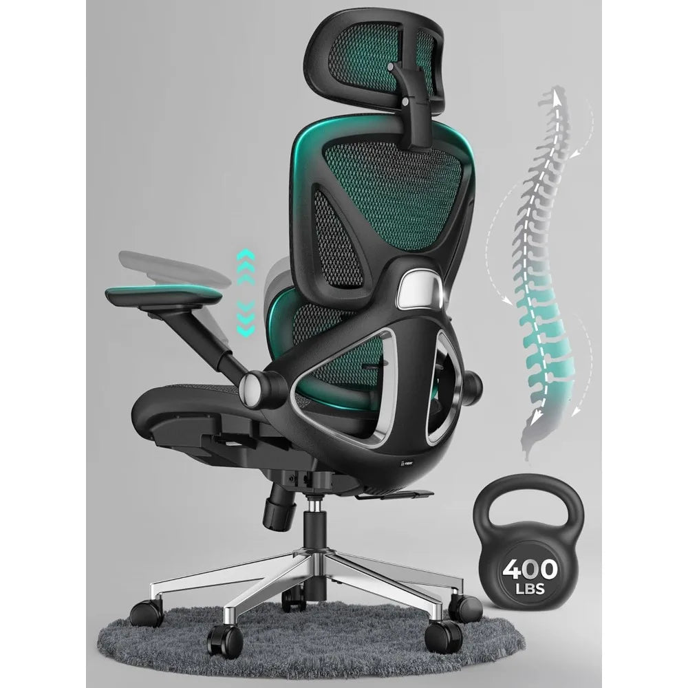 ergonomic-mesh-office-chair-adjustable-lumbar-high-back-desk-chair-400lbs-4d-flip-up-arms-3-level-tilt-backrest-3d-headrest