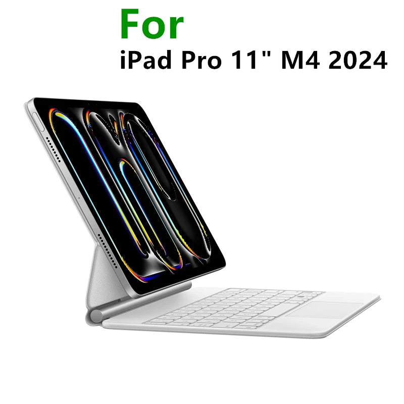 Magic Keyboard For iPad Pro 11 Inch 4th 3rd 2nd 2018-2022 Air 6th/5th/4th M2 ipadpro11 M4 Smart Cover Folio Case