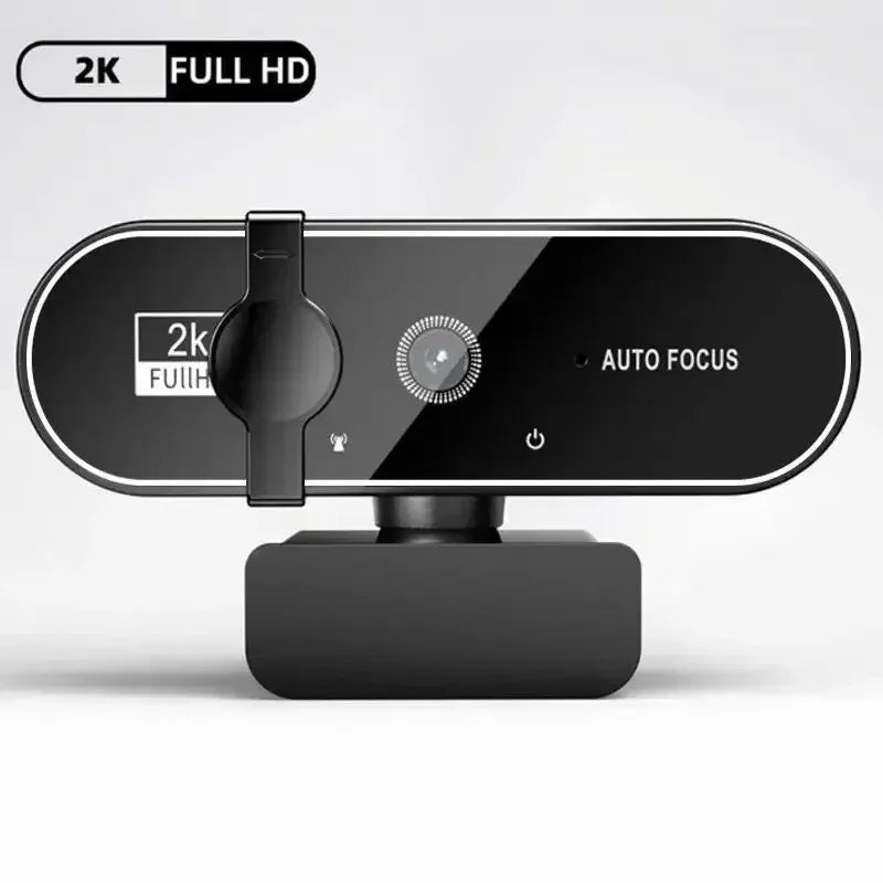 4K Full HD Webcam with Microphone Autofocus 8MP Website Camera for Windows PC Laptop IOS Macbook External Web Cam Video