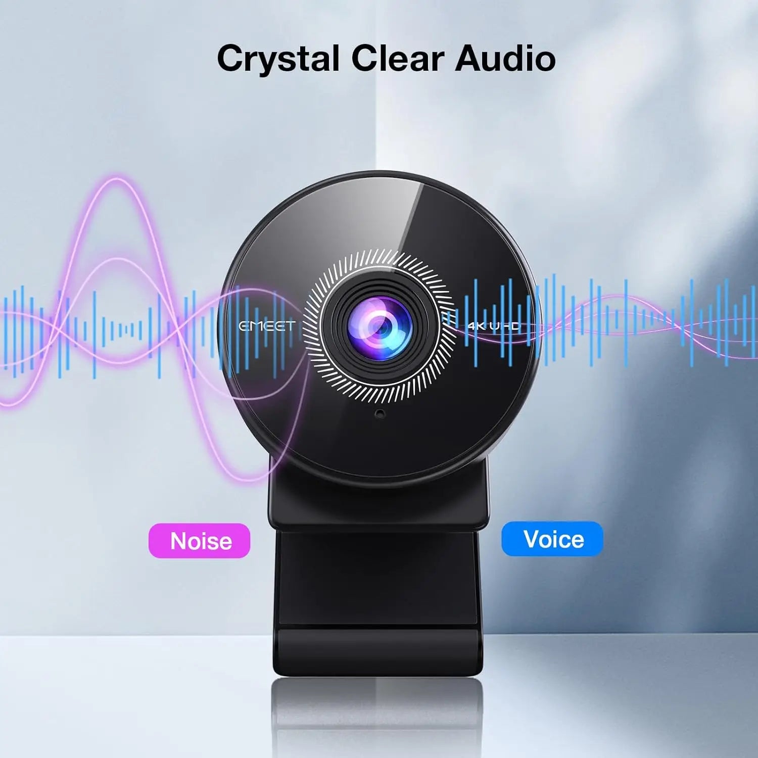 Webcam 4K Web Camera 1080P 60fps with Microphone Mini USB Camera for Computer/ Desktop / Laptop EMEET Webcam - Webcam 4K