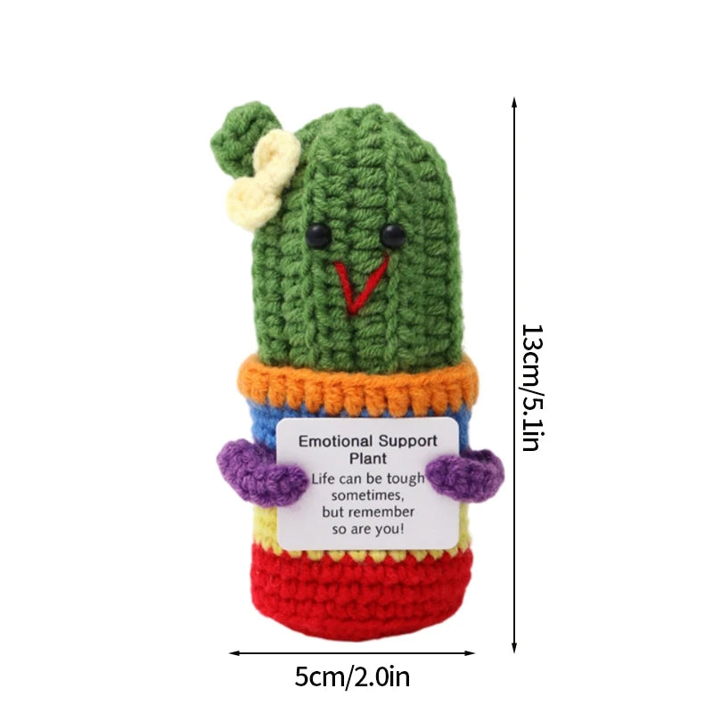 Positive Potato Ornament Desk Accessories Offices Accessories Desktop Decoration Crochet Fruits Vegetables New Year