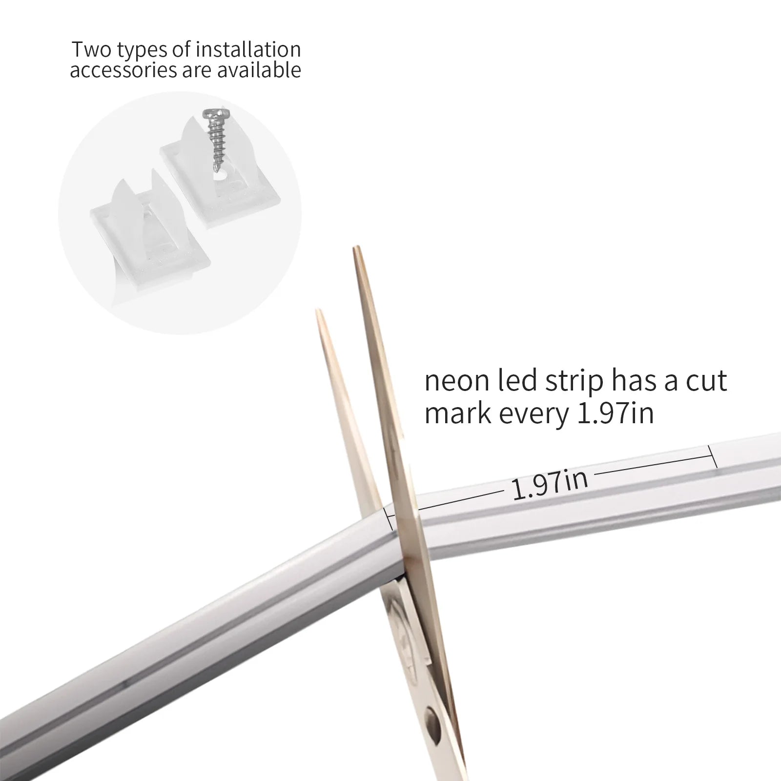 Outdoor Led Strip Lights 8M 16M 3000K-6500K IP67 Waterproof Tunable Lights RF Remote with 24V DC Dimmable Neon Rope