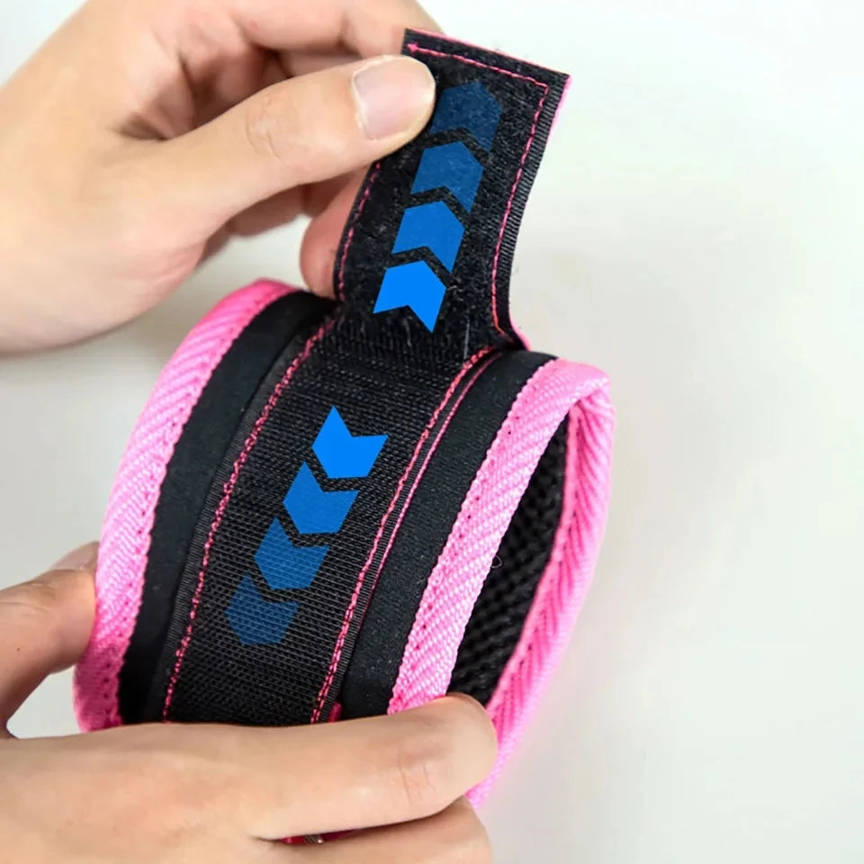 LOOGDEEL TPE Resistance Bands Ankle Straps Fitness D-Ring Support Ankle Cuffs Yoga Band Gym Guard Leg Strength Safety