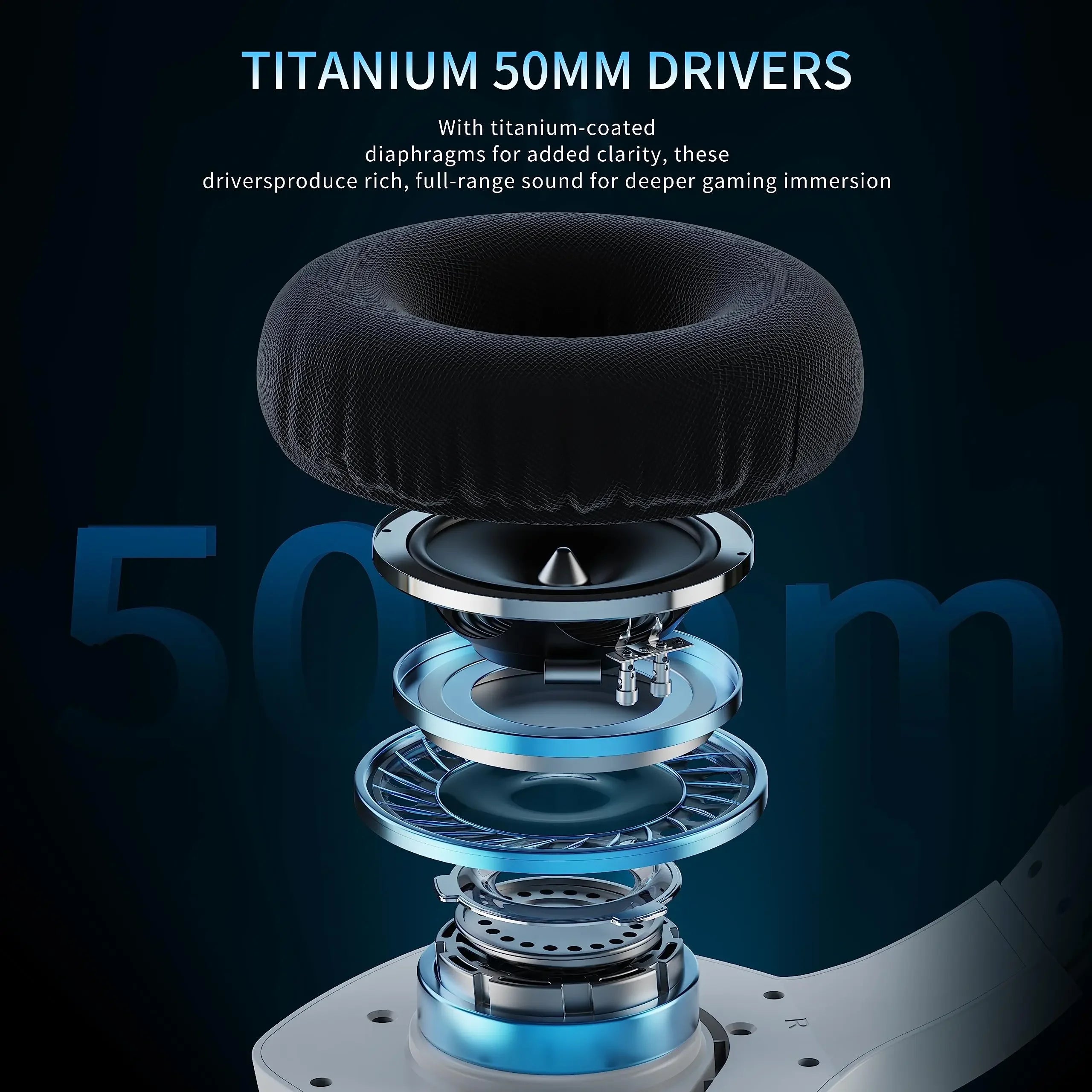 BINNUNE BW01 Wireless Gaming Headset with Mic for PC PS4 PS5 2.4G Bluetooth USB Gamer Headphones with Mic for Laptop