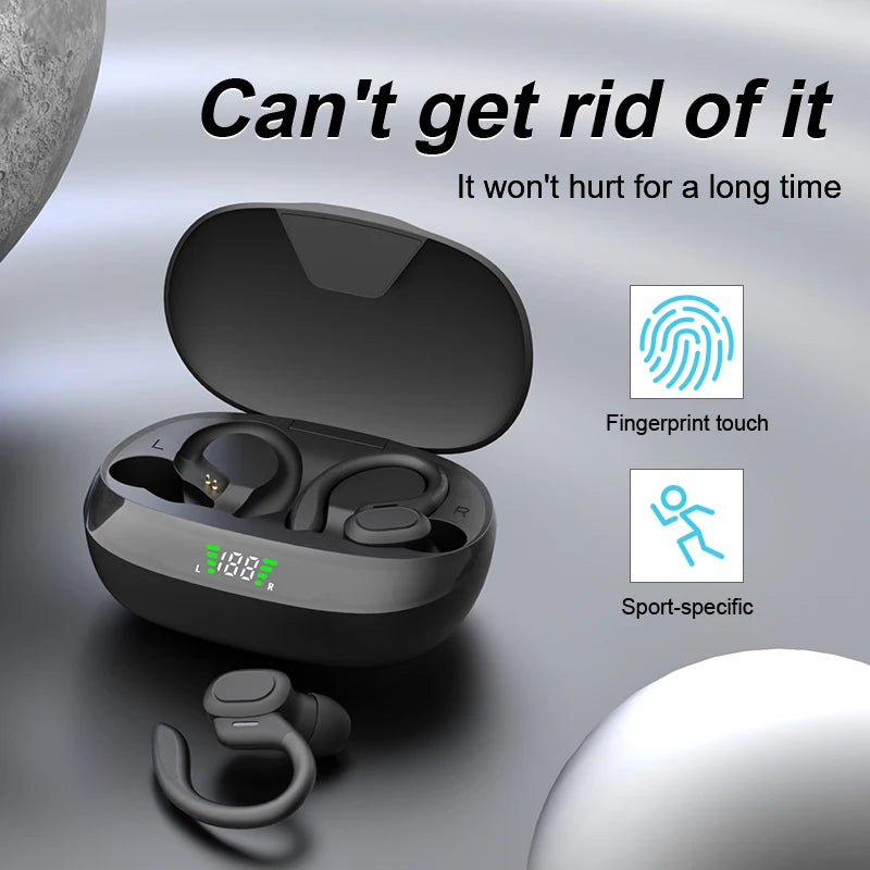 SHUKE Bluetooth Earbuds Wireless Earphones Sport EarHook Headset 9D Hifi Stereo Sound Waterproof Headphones In Ear