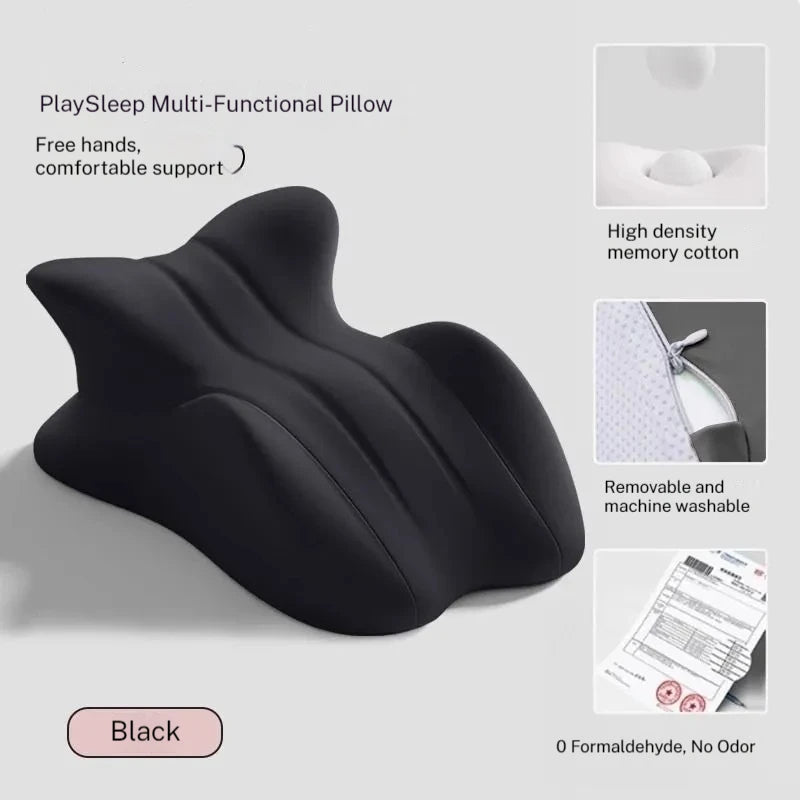 Couples Butt Cushion Adults Sitting Lying Bed Waist Cushion Memory Foam Office Chair Washable Backrest & Lumbar Support