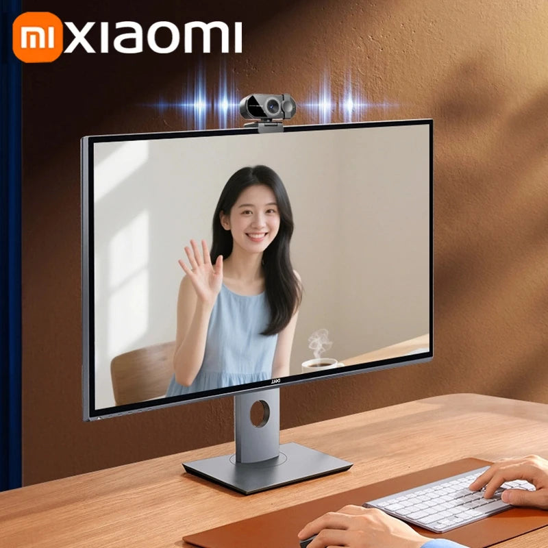 Xiaomi Q27 4K Webcam 2K Autofocus Streaming Web Cam 1080P Full HD Video Camera With Microphone For PC Laptop For Live