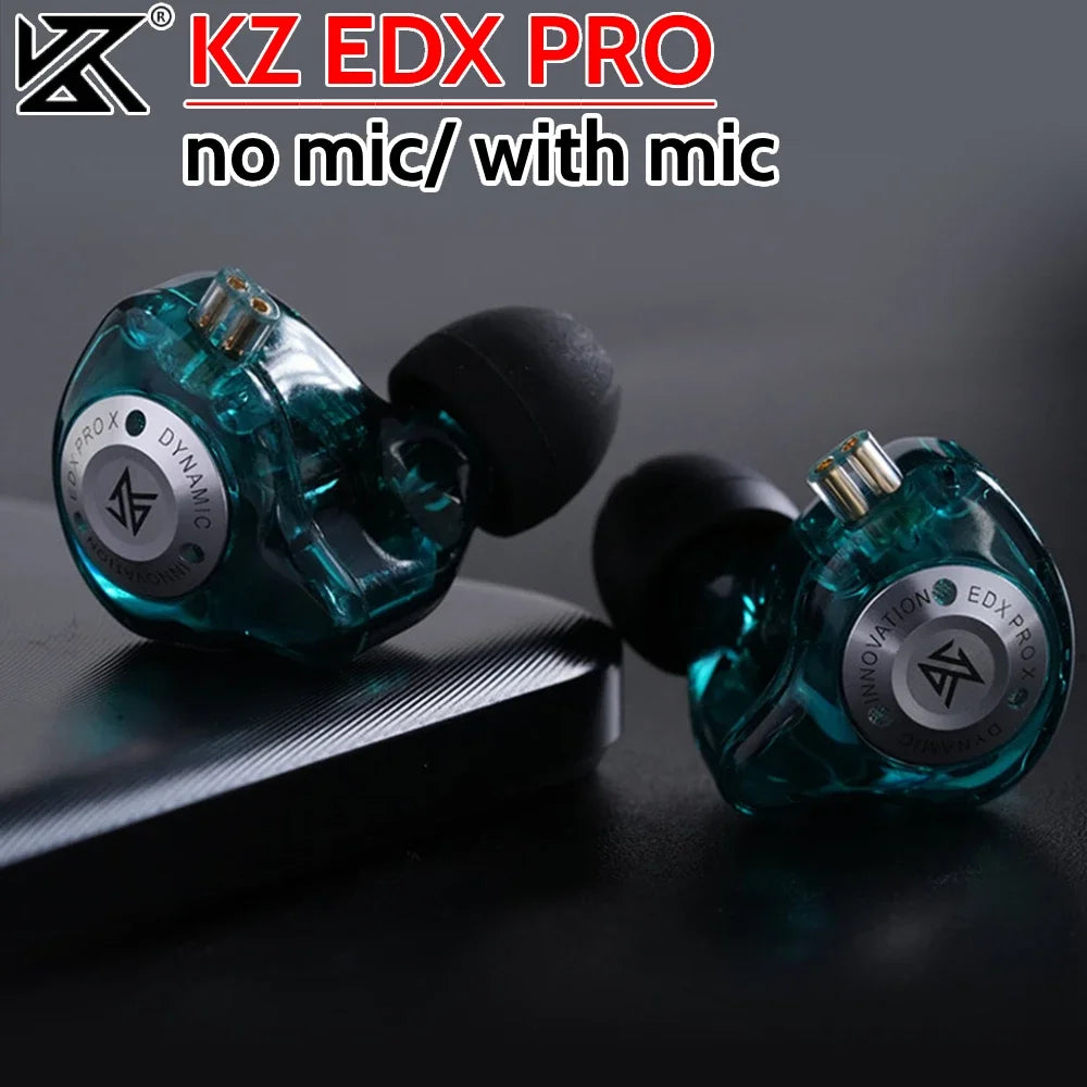 KZ EDX PRO 3.5 Mm Jack Sport Wired Earbuds In-Ear Headsets Comfortable Wearing Wire In-Ear Earbuds Headset