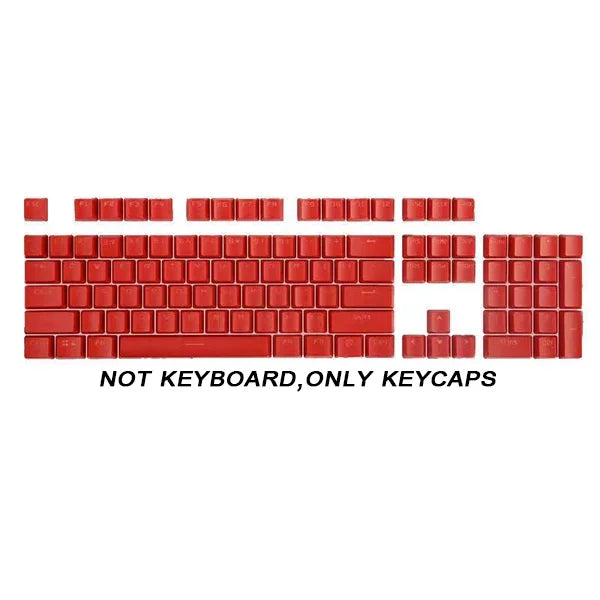 104pcs ABS Universal Mechanical Keyboard Keycaps Ergonomic Blank Keycaps For Cherry MX Keyboard Replacement OEM Backlit