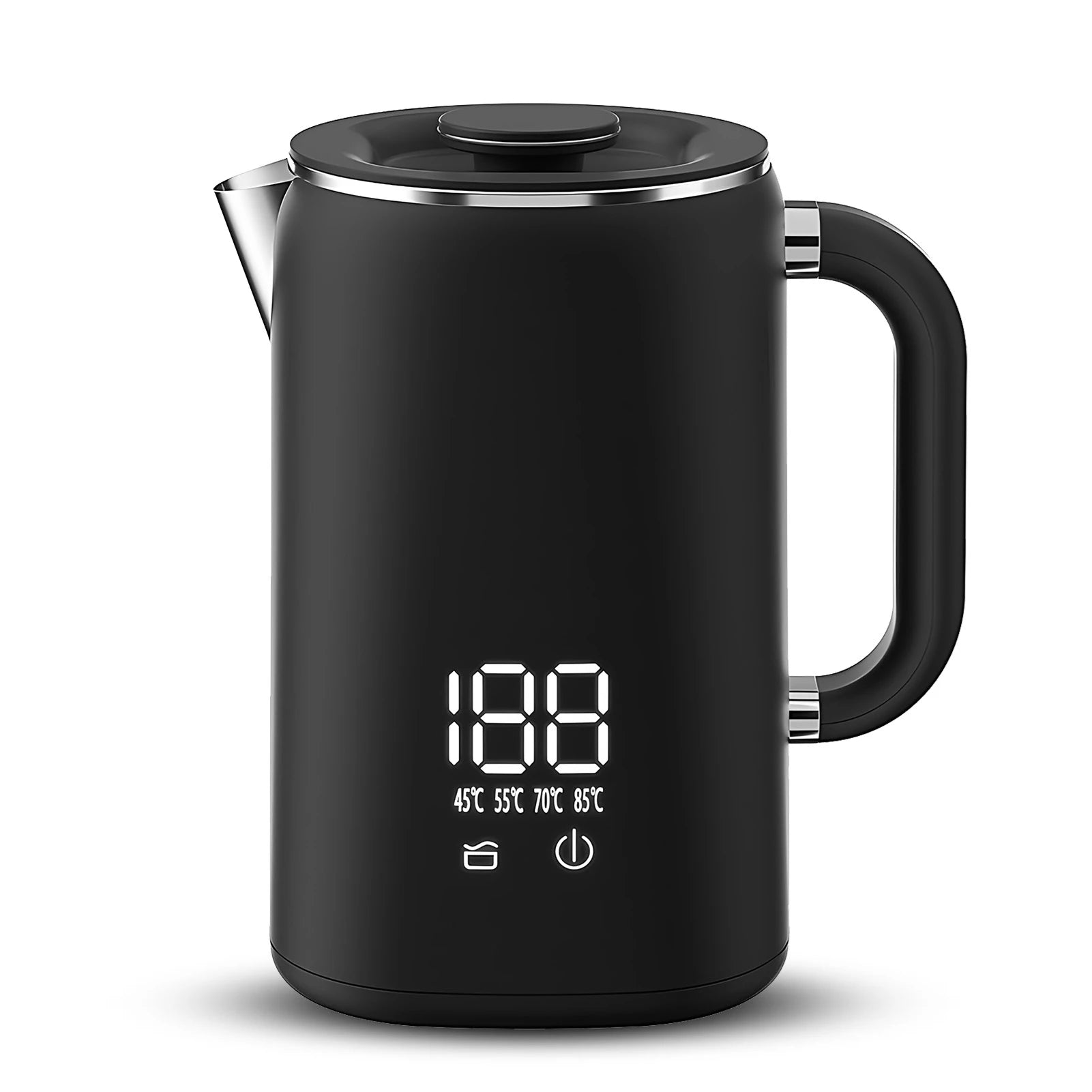 1.7L Electric Kettle Large Capacity Thermostatic Kettle Automatic Heat Preservation Teapot 304 Stainless Steel Liner