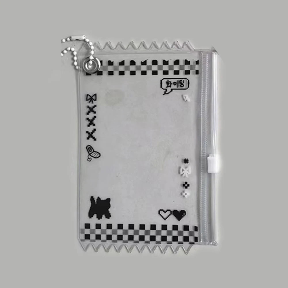 INS Transparent Candy Bag Badge Holder Korean Photocard Holder Display Bag Pendant Idol Photo Card Protective Cover