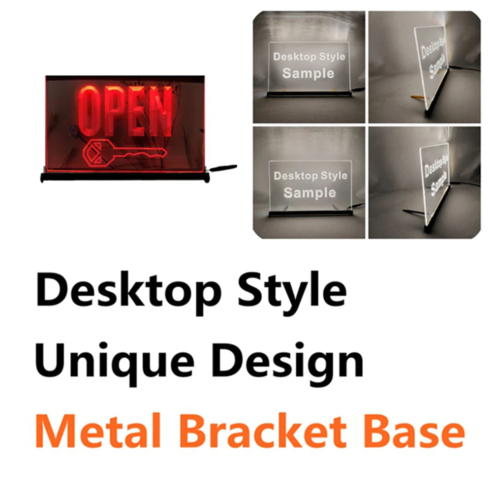 OPEN Keys Store Cutting Shop-LED Neon Sign-3D Carving Wall Art for Home,Room,Bedroom,Office,Farmhouse Decor - Red-Z