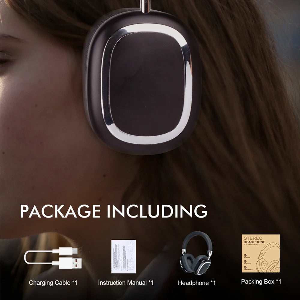 40 Hours Wireless Noise-cancelling Headphones - Personalized Space Audio USB-C Lossless Audio for iPhone Travel Sports