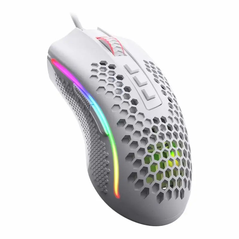 Redragon M808 Storm Lightweight RGB LED USB Gaming Mouse 12,400 DPI Optical Sensor 7 Programmable Buttons Precise