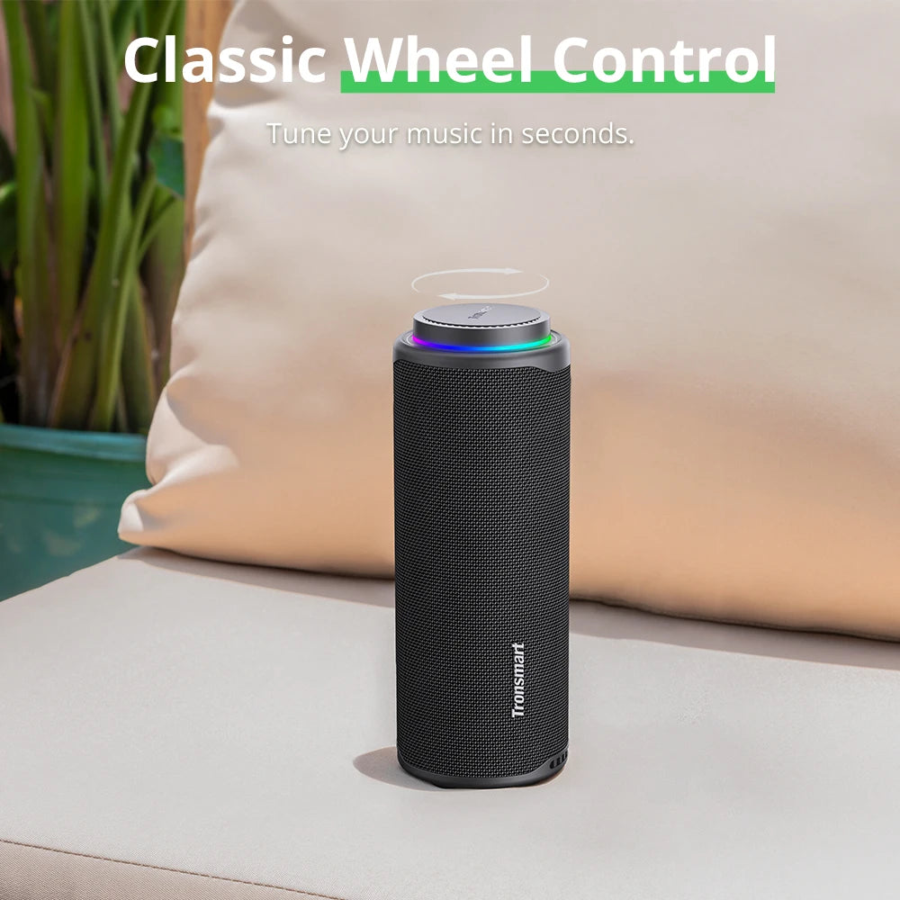 Tronsmart T8 Bluetooth Speaker 40W Outdoor Portable Speaker with Deep Bass SoundPulse Waterproof IPX7 APP Control,for