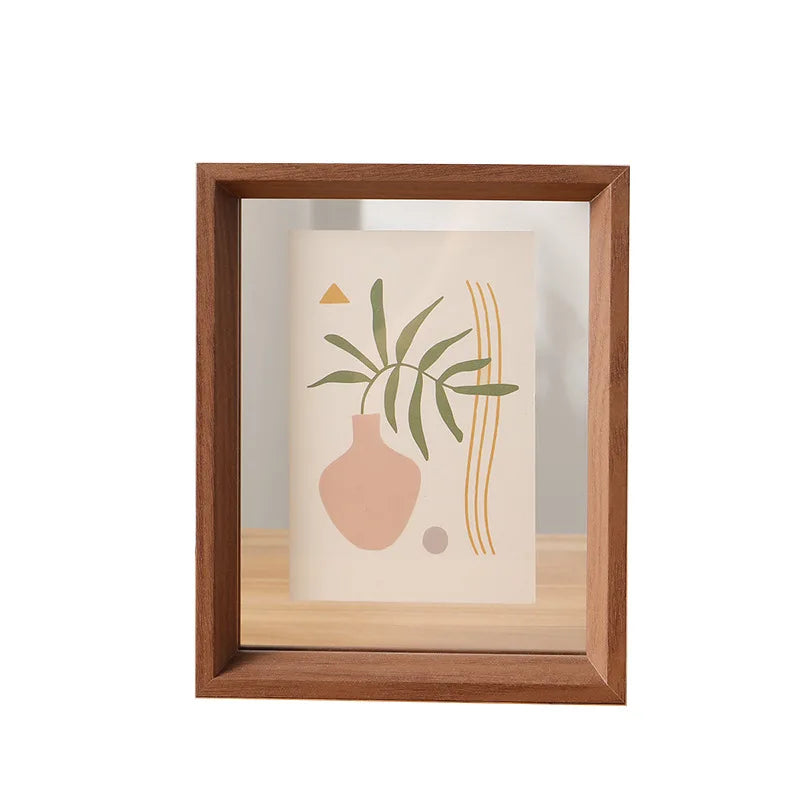 Double-Sided Clear Acrylic Photo Frame Versatile Display Case for Specimens and Artwork Picture Frame for Home