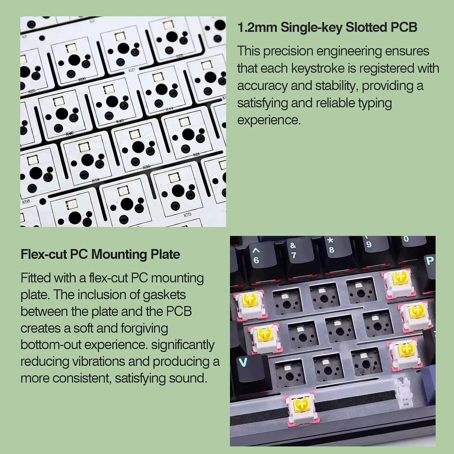 AULA F87 Pro Mechanical Keyboard 3 Mode 2.4G/USB/Bluetooth Tri Mode Wireless Gaming Keyboard 87 Key Hotswap RGB Gasket