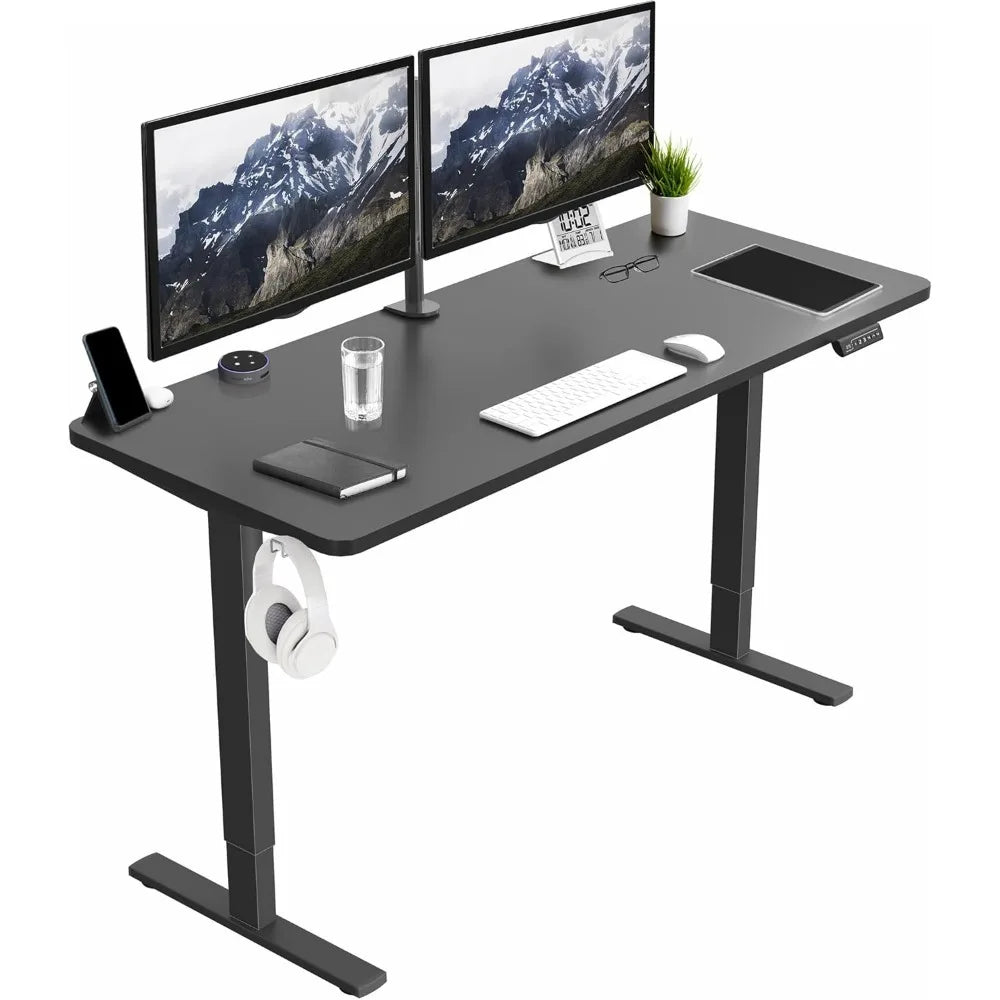 electric-60-x-24-in-standing-desk-memory-height-adjustment-1b-series-one-piece-black-top-black-frame-desk-kit-1b6b