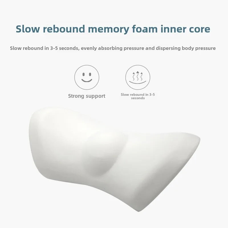 Breathable Memory Cushion Interior Accessories Bed Sleeping Pillow Car Seat Waist Pillow Lumbar Support Pillow Foam Car