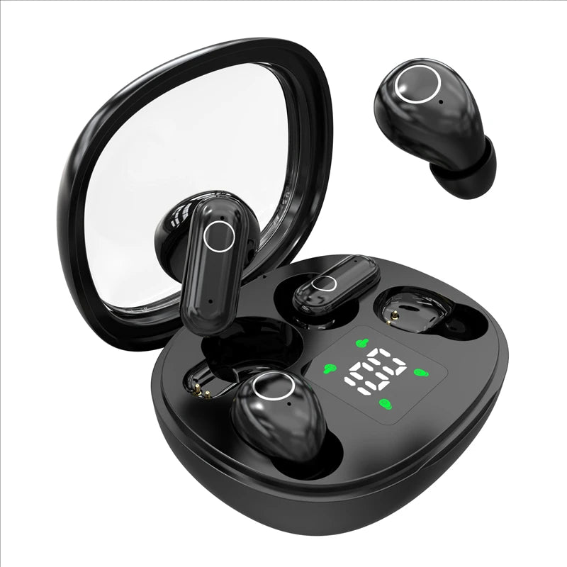 Mini Sleep Earbuds Sports Wireless Bluetooth Earphones HiFi Bass Stereo Dual Sound Quality Bluetooth Headphones Noise