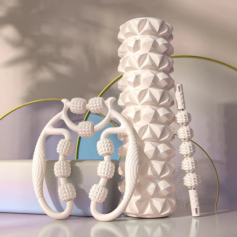 Diamond Foam Axle New Style Roller Slimming Legs Beauty Shaping Deep Massage Yoga Column Muscle Relaxation Equipment