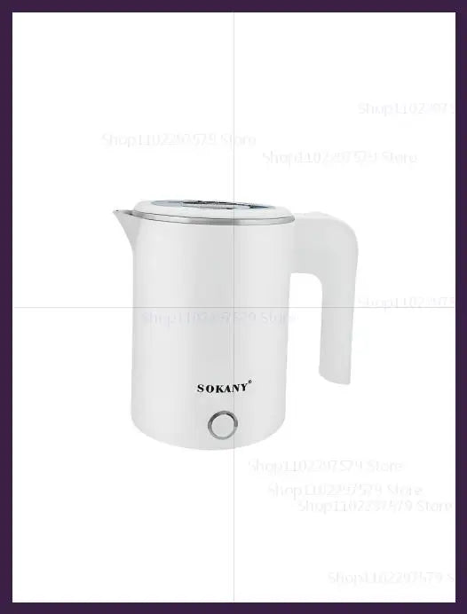 Portable 500ML Travel Electric Kettle Stainless Steel Water Boiler for Tea Coffee Hot Water Family Camping Kitchen