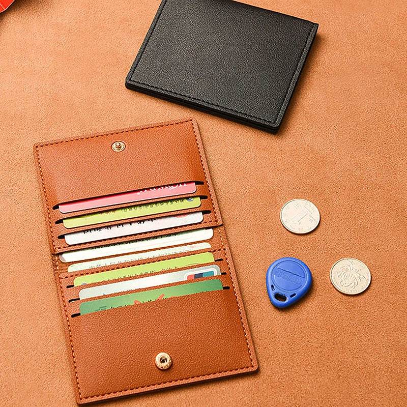 1Pc Card Bag Slim And Compact Bank ID Card Case Driver’s License Wallet Simple And Anti Demagnetization Card Holder