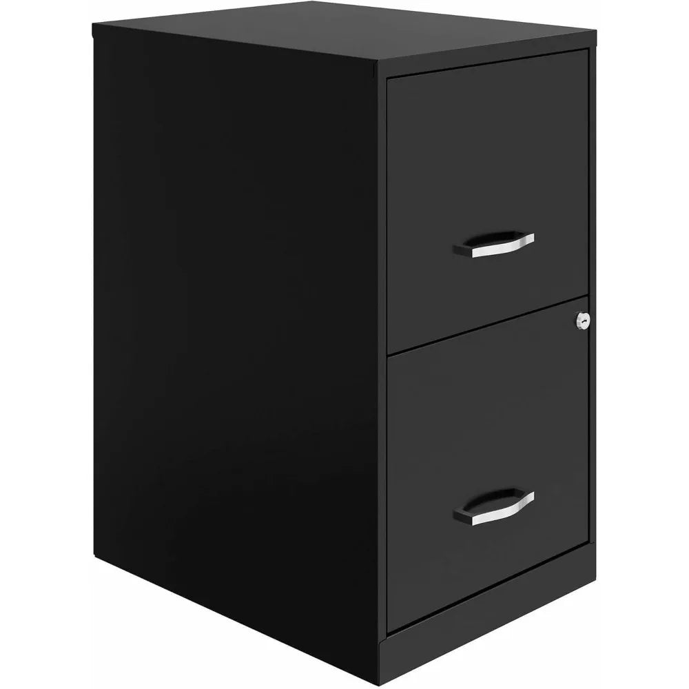 14341 18 Deep 2-Drawer File Cabinet Black