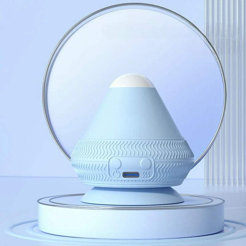 Electric Adsorption Fascia Ball Foot Massage Ball Massage Gun Back Massager Neck Massage Fitness Face Masseter - Blue