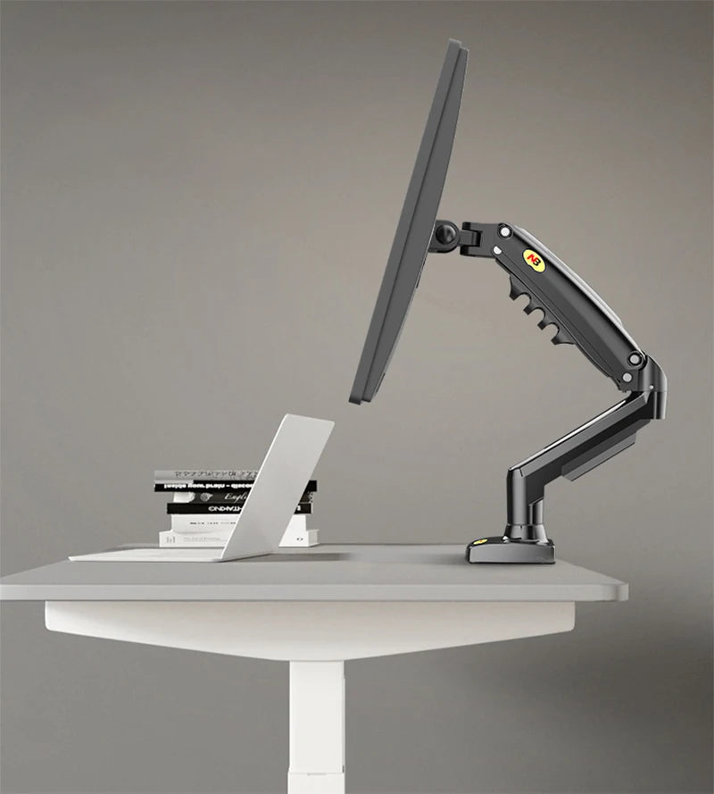 NORTH BAYOU F80 Gas Spring 17-30 inch Desktop LED LCD Monitor Mount Holder Arm Ergonomic Gas Strut Flexi Mount Load